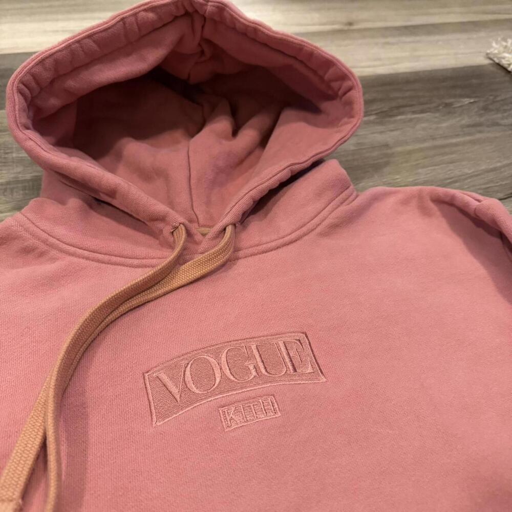 kith vogue dusty rose hoodie M
